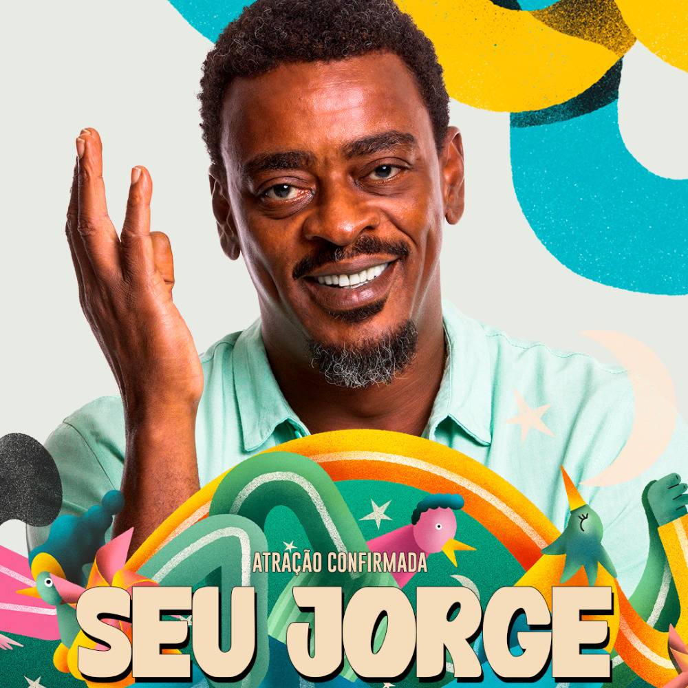 Seu Jorge, um dos maiores nomes da música nacional, integra line up do  Festival GiraSol – Geleia Total